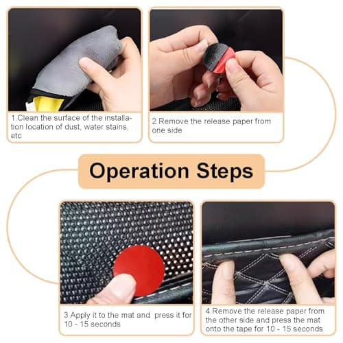 3M VHB Self Adhesive Velcro Pads, OIHCAZ 20 Pack Waterproof Heavy Duty Hook and Loop Sticky Dot (Φ3cm), Shooting Strong Sticky Hook Velcro Tapes for Home Car Outdoor Wood Phone Holder — view 5