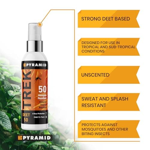 Pyramid Trek 50 Mosquito & Insect Repellent 50% DEET 6 Hr Protection 100ml — view 2