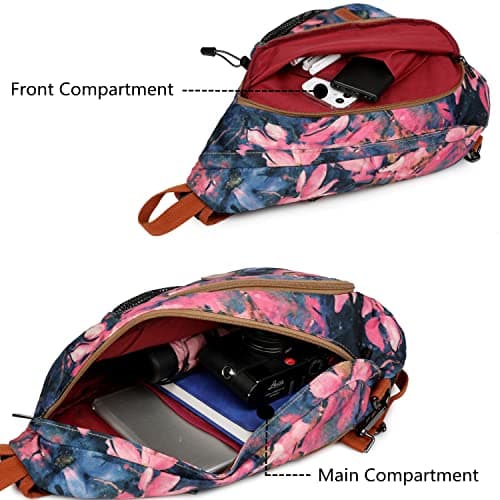 Baosha Sling backpack Crossbody Shoulder Chest Bag Travel Hiking Daypack for Women XB-04, Es, L, Unique — view 3