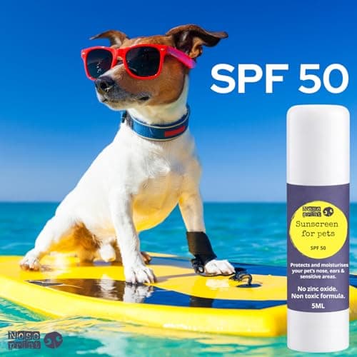 Travel size 5ML Pet Sunscreen Stick SPF 50 Pack for Dogs & Cats 5ml | Non-Toxic Zinc Oxide Free Sun Balm for Nose, Ears & Sensitive Skin | Water Resistant Sun Protection for Pets — view 2