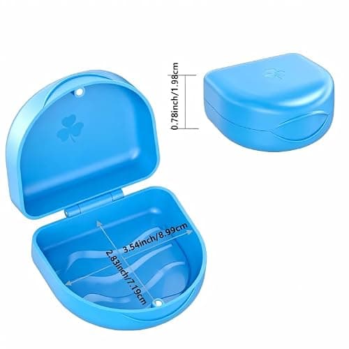 ARGOMAX Slim Retainer Case with Magnetic Closure, Sky Blue — view 2