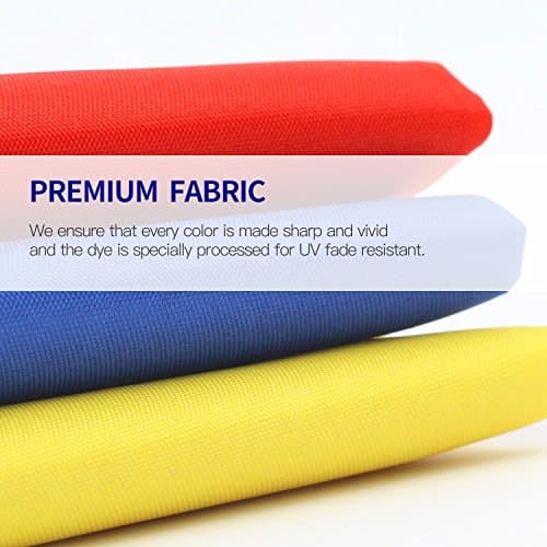 ANLEY Fly Breeze 3x5 Foot Denmark Flag - Vivid Color and UV Fade Resistant - Canvas Header and Double Stitched - Danish Dane National Flags Polyester with Brass Grommets 3 X 5 Ft — view 5
