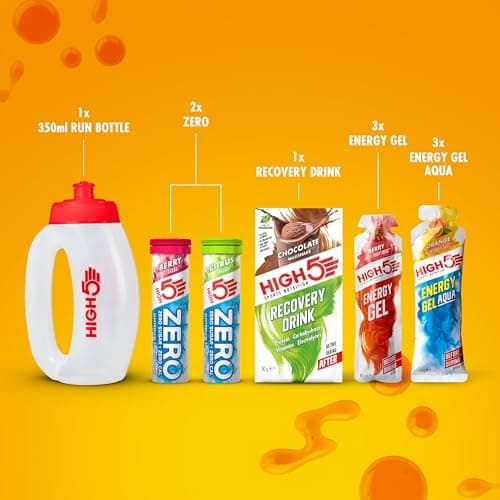 HIGH5 Run Pack with Energy, Hydration & Recovery Products, 350ml Bottle — view 2