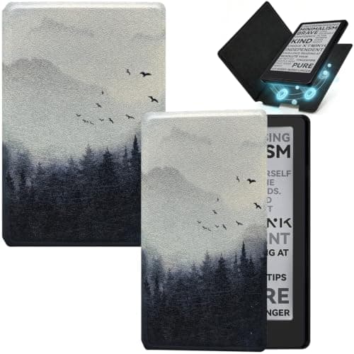 Magnetic Case for 3.7" Xteink X3 Pocket E-Ink eBook Reader (Misty Forest)