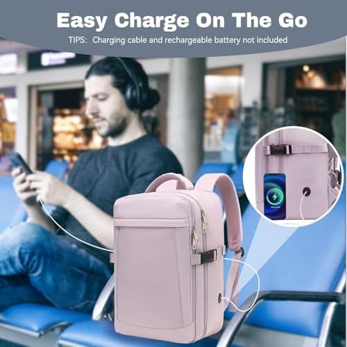 Xkdoai for Ryanair Cabin Bags 40x30x20 24L Underseat Backpack Hand Luggage — view 6