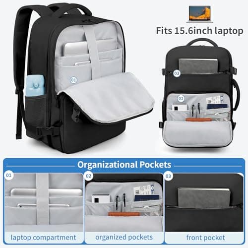 ZOMFELT Travel Cabin Bags Suitable for Easyjet 45x36x20 Underseat — view 4