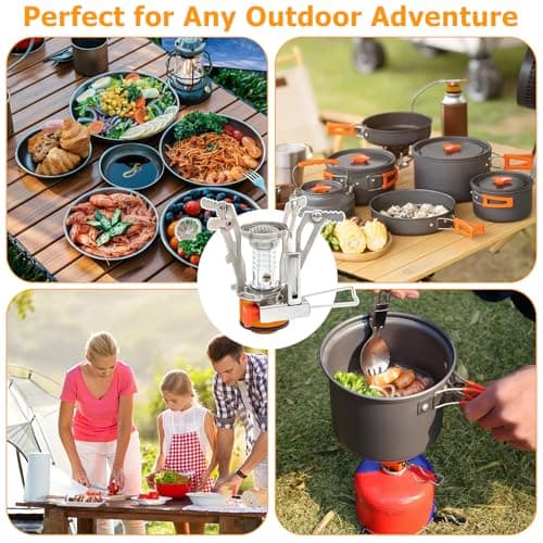 ASSRECT Camping Gas Stove 3000W, Portable Windproof Burner for Backpacking — view 6