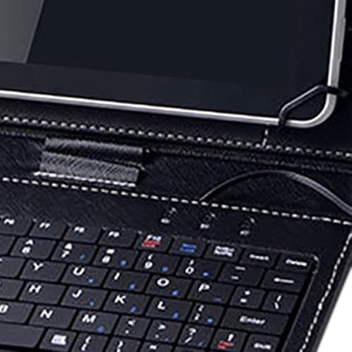 Pissente Wired Faux Leather Keyboard Case, Portable Tablet Protective — view 5