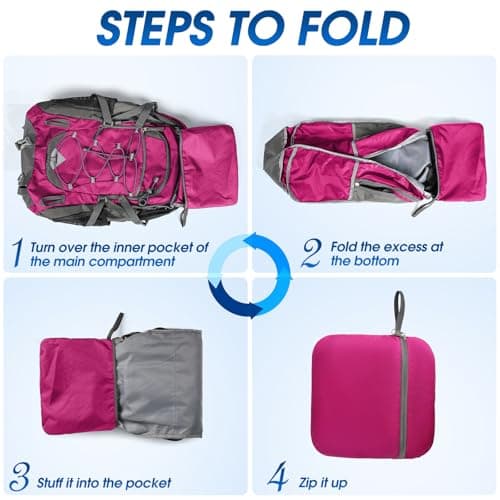IGOLUMON Hiking Backpack 40L Lightweight Foldable Backpack for Men Women — view 6