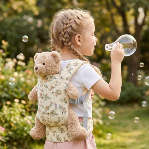 Corduroy Baby Doll Carrier with Adjustable Straps — view 3
