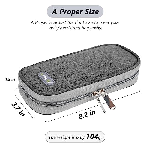 SUNMON Insulin Cooler Travel Case, Monjaro Travel Case, Compact Medicine Cool Bag with 2 Reusable Ice Packs, TSA Approved Medication Cooler for Travel (Grey) — view 4