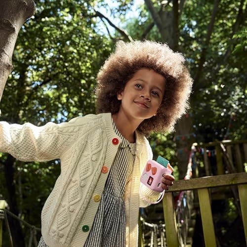YOTO Mini Bundle + Starter Pack Little Kids + Adventure Jacket in Think Pink - All-in-1 Travel Device for Stories Music Podcast Radio White Noise Ok-to-Wake Alarm Clock — view 5