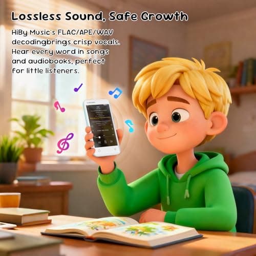 MP3 Player for Kids, Parental Controls, 16GB, Supports Spotify and Audible, Bluetooth and WiFi(Mint Green) UK — view 3