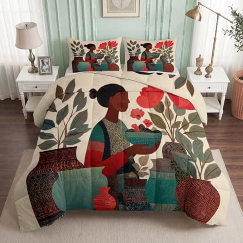 Bohemian Portrait 10.5 Tog Coverless Duvet King 220 x 240cm Comforter — view 2