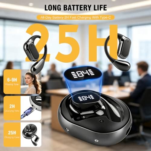 ZenLumio AI Translation Earbuds Real Time, 145 Languages with 98% Accuracy & 0.5-1s Latency, Bluetooth 5.4 ENC Noise Cancelling, Smart App Supported for Travel, Business, Academic — view 4