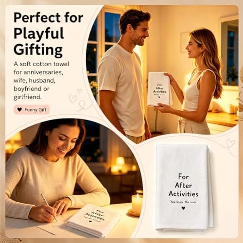 SJAUBKJOG Gifts For Boyfriend, Cotton Towel 35x75cm Couple Gifts — view 6