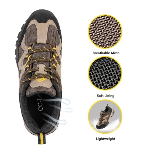 CC-Los Women's Lightweight Breathable Walking Shoes Non-Slip Outdoor Hiking — view 5