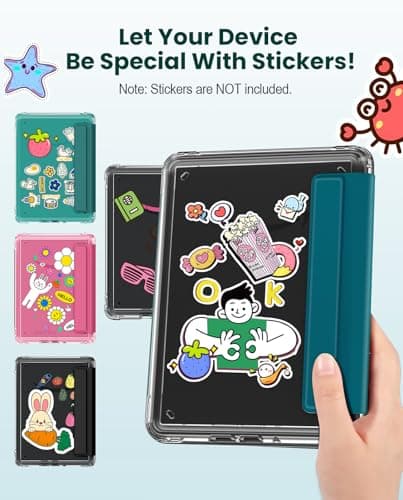 MoKo Magnetic Case for 7" Kindle Paperwhite 12th Gen& Colorsoft, Turquoise — view 4