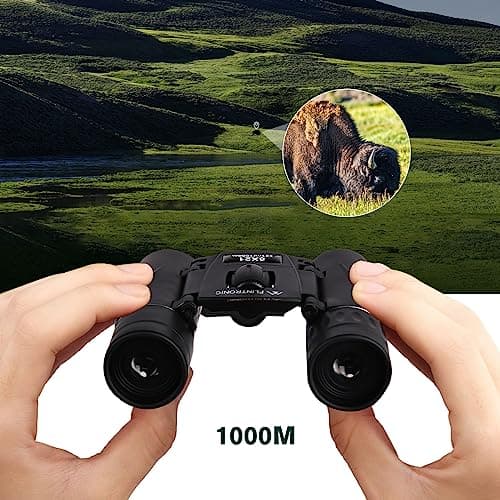 Flintronic 8 x 21 HD Telescope Mini Binoculars Waterproof Portable, Foldable Compact Pocket Size Small and Lightweight for Adults Hunting, Sightseeing, Bird Watching, Hiking, Camping — view 6