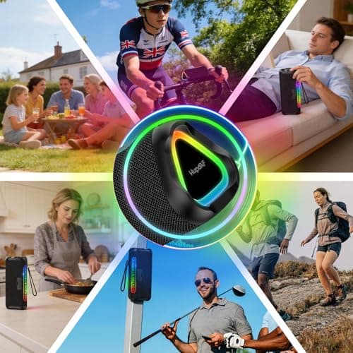 Hupoaf Magnetic Golf Bluetooth Speaker, 20W Loud Stereo Sound, 24H Playtime — view 6