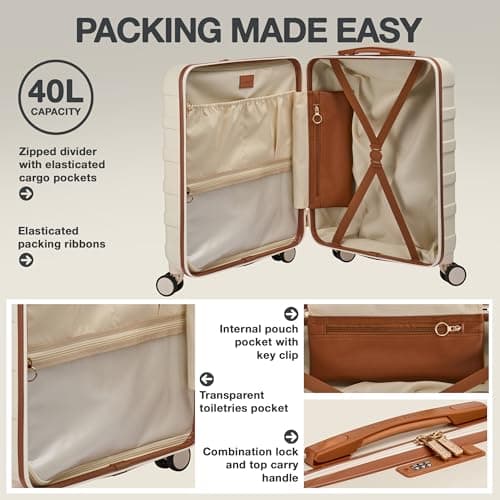 Cabin Max Cabin Suitcase Large for Ryanair, Easyjet 55x40x20 Hand Luggage — view 4