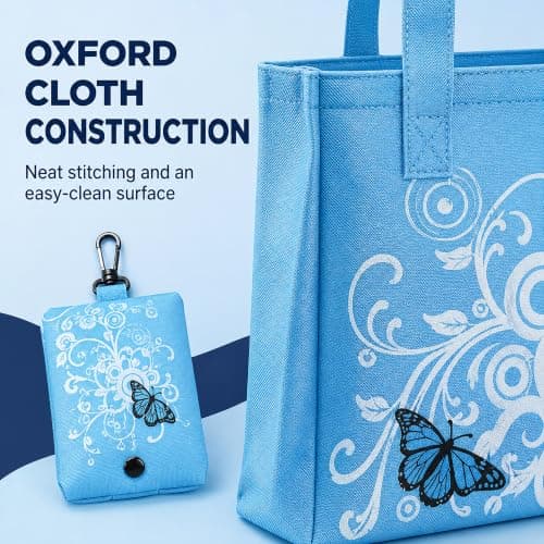 3 Pcs Foldable Shopping Bag Set with Large Capacity, Reusable Shopping Bags — view 4