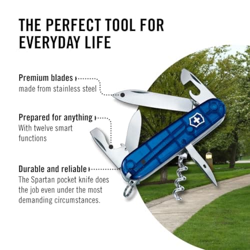 Victorinox Spartan Swiss Army Knife - 12 Function Multitool, Blue — view 5