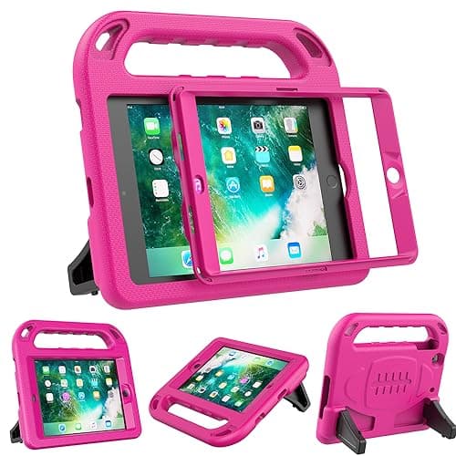 Surom Kids Case for iPad Mini 1 Mini 2 Mini 3 7.9 inch, Rose Pink