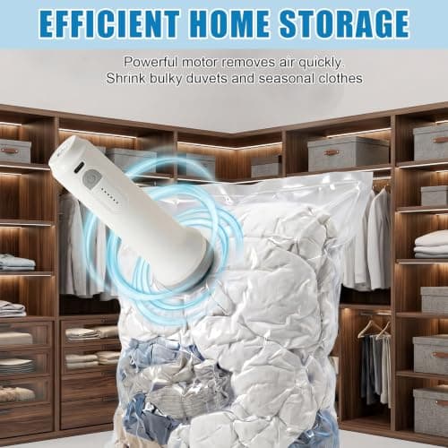 Vacuum Bag Pump Mini Travel Storage Bags Pump Portable — view 5