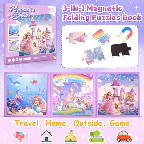 Girls Birthday Presents 3-4-5 Year Old Girl Gifts Puzzles Toys Travel Games — view 2