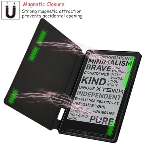 Magnetic Case for XTEINK X4 Pocket 4.3" E-Ink E-Book Cover (Cloth Black) — view 6