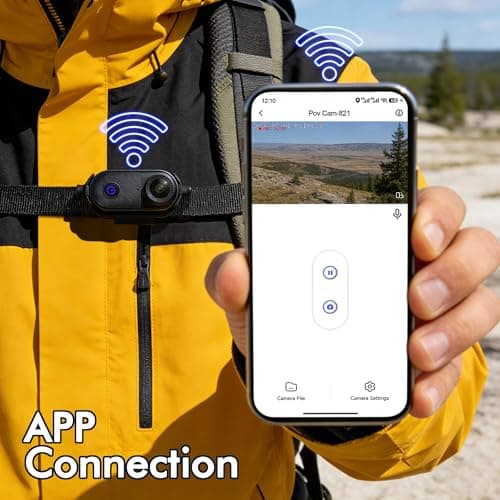 Yehtreh 2.7K Mini Body Camera,35g Wearable Action camera,Graphite Black. — view 3