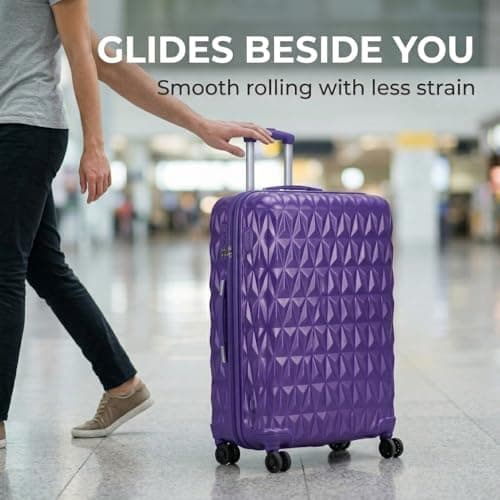 CMY Suitcase 28 Inch Large Hard Shell Lightweight ABS Checked-in Luggage — view 4