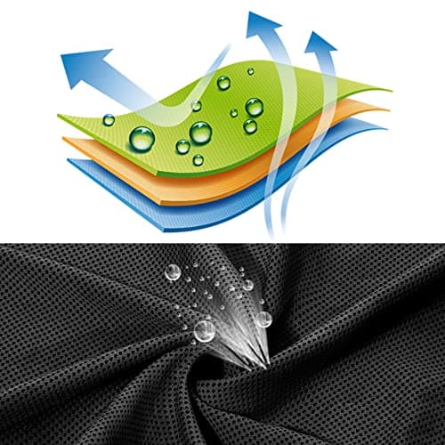 Sukeen Cooling Towel (40"x12"), Quick Dry Fitness Ice Towel for Gym, Golf, Yoga, Outdoor Work, Sports, Travel, Camping, Instant Cool for Neck and Face — view 4