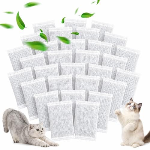 30 Pcs Activated Charcoal Bags, Odor Eliminator,Activated Carbon Odour Absorber, Car Odor Eliminator, Cat Litter Deodoriser, Moisture Control, Pet Odour Remover