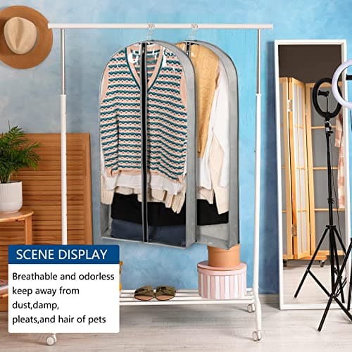 Belinlen 5 Pack 40" Clothes Covers Protector Bags Garment Bags for Clothes — view 6