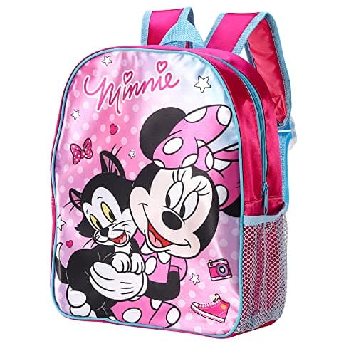 Minnie Mouse Kid Backpack, Lightweight School & Travel Bag for Boys & Girls