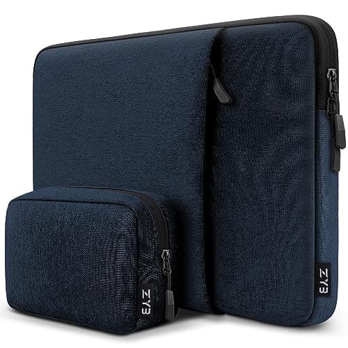 ZYB Laptop Sleeve 14 Inch, Waterproof Shockproof 14 Inch Laptop Case for 14" Notebook Lenovo Thinkpad IdeaPad, MacBook Air 15.3 2026-2023 M5 M4 M3 M2, 14" HP Dell Acer Chromebook Mac Pro 15-Blue