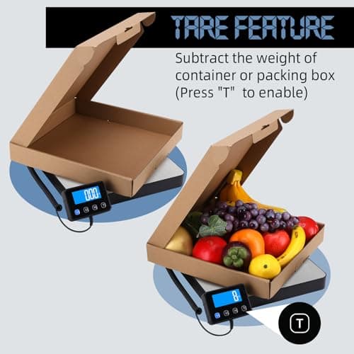 Drcowu Digital Postal Scales 200kg, Parcel Scale with Hold & Tare Function — view 4