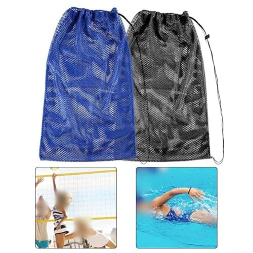 Honseadek Mesh Diving Gear Bag with Lock & Shoulder Strap, Large — view 3