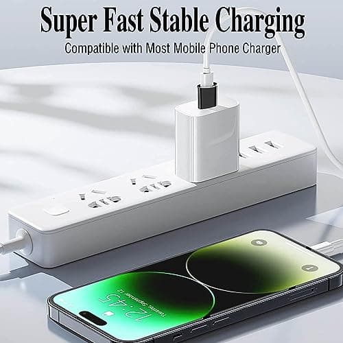 6 Pack USB to USB C&USB C to USB&USBC Female to Lightning Male-3 Color — view 6