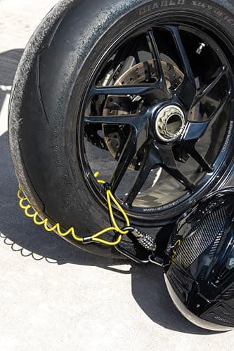 RIDERR Helmet Lock - Combination Lock to Secure Your Motorcycle, Motorbike, Scooter Helmet, Luggage & More. — view 6