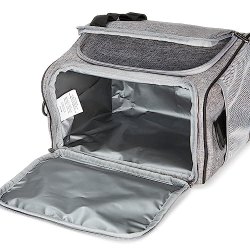 Amazon Basics Reusable Insulated Soft Cooler Bag, 50 Can Capacity, Gray — view 6