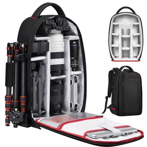 K&F CONCEPT Camera Backpack 16L for Photographers DSLR SLR Camera Bag