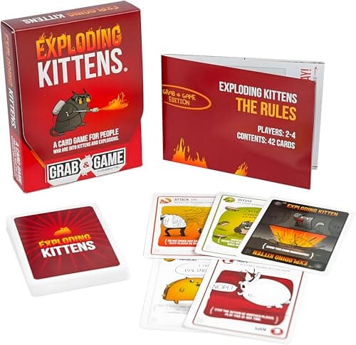 Exploding Kittens Grab and Game, 2-4 Players, Ages 7+, pocket version — view 6