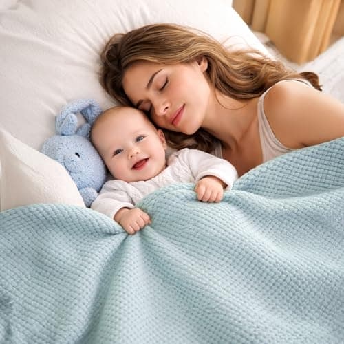 4 Pack Fleece Baby Blanket, Nursery Blanket for Newborn 70x100 cm, 4 Colour — view 6