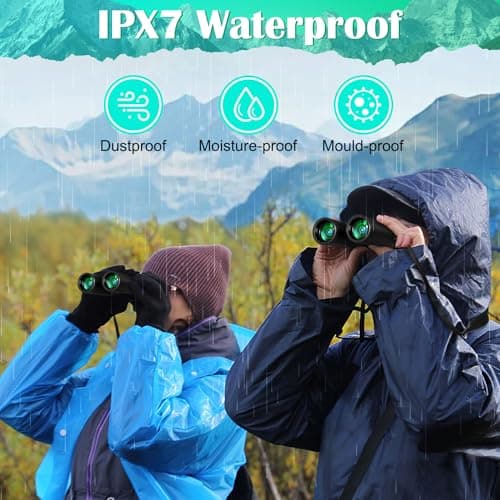 Binoculars 12x50 High Power Binocular for Adults, Compact for Bird Watching — view 4