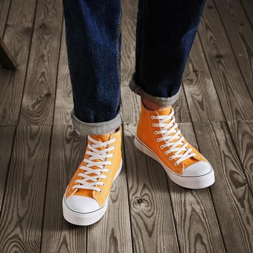 ZGR Men's High Top Sneakers Yellow Size: 9 UK — view 2