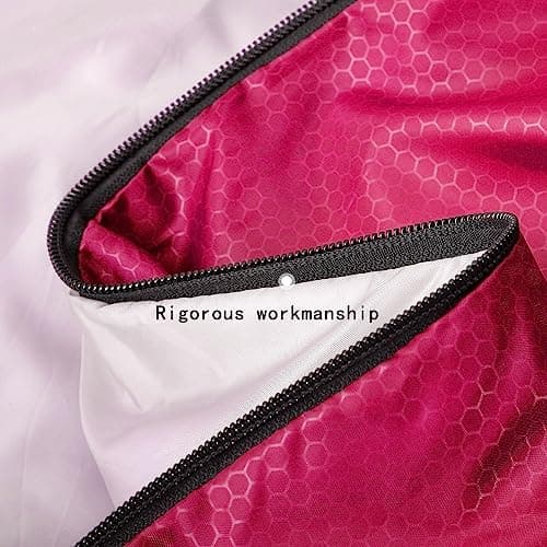 Coolzon Outdoor Sleeping Bag for Camping, for 3-4 Seasons, Adult Blanket, Small Packed Size, Ultralight Carry Bag, Soft, Thick and Warm, for Outdoor Camping, Travel, Hiking, Red — view 4