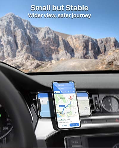 YOSH Magnetic Phone Holder for Car Air Vent, Phone Magnet, Car Accessories — view 2